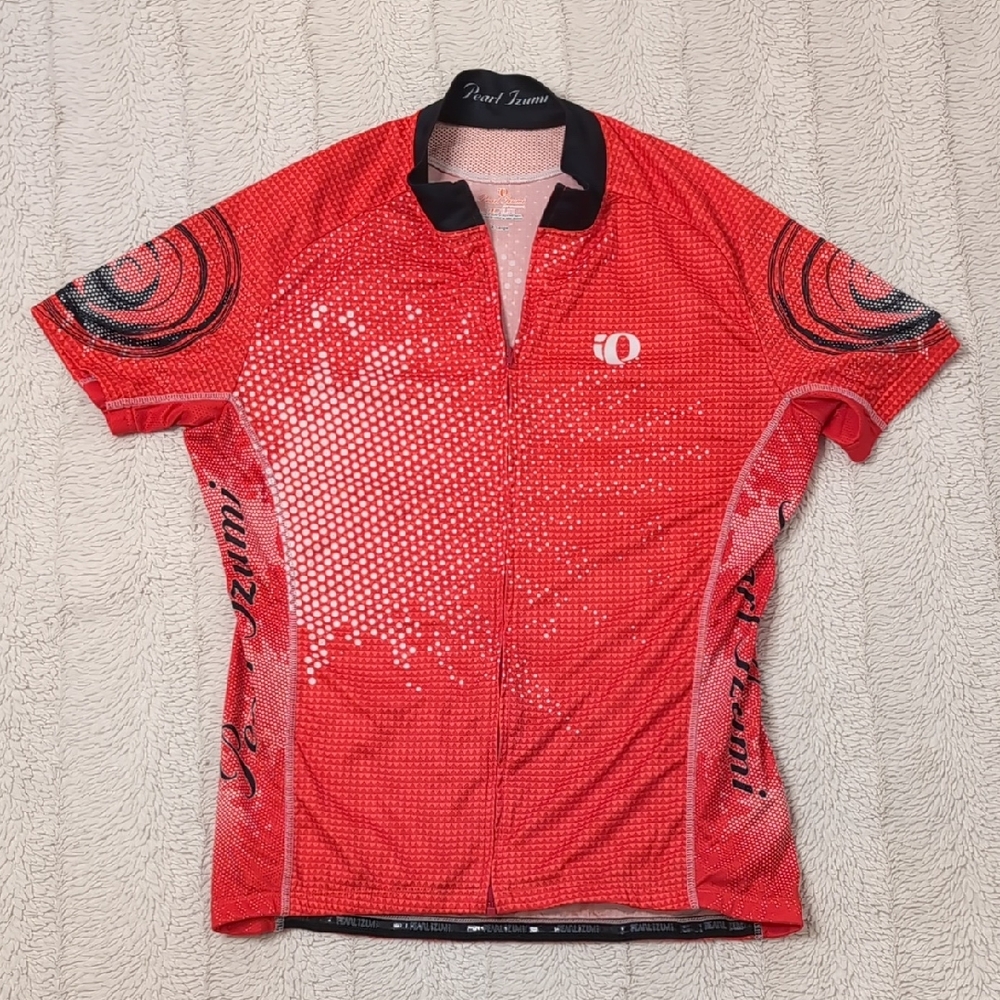 Pearl Izumi Vibrant Red Cycling Jersey Women's XL